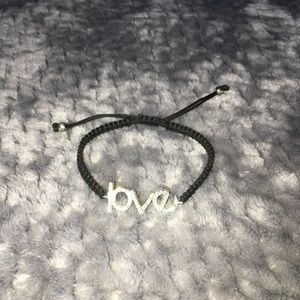 “Love” adjustable bracelet